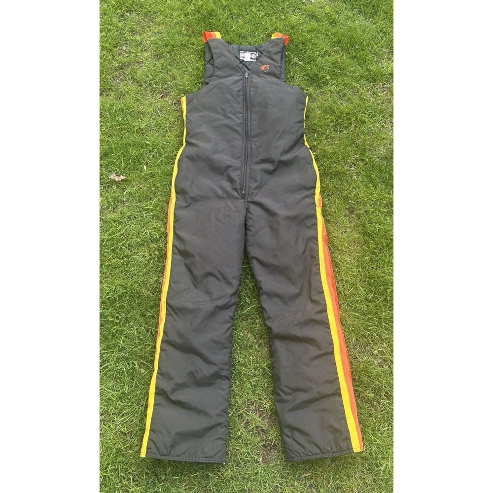 Vintage Arctic Cat Arcticwear Mens Lrg Tall Suspender Snowmobile Pants Overalls